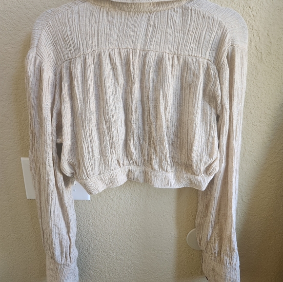 Savannah Morrow CLAUDIA BLOUSE OATMEAL - Picture 4 of 11